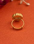 KUNDAN HEART RING