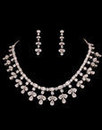 ZIRCON NECKLACE WITH EARRINGS