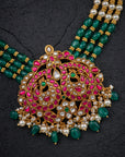 KUNDAN PEACOCK NECKLACE