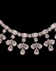 ZIRCON NECKLACE WITH EARRINGS