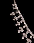 ZIRCON NECKLACE WITH EARRINGS