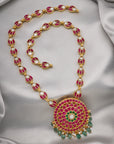 SOUTH INDIAN RUBY PENDANT NECKLACE