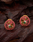 KUNDAN PEACOCK STUDS