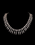 RHODIUM TOUCH ZIRCON NECKLACE