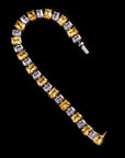 YELLOW STONE SILVER BRACELET