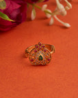 FLORAL MAJESTY TEMPLE RING