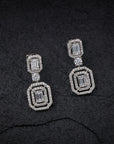 CRYSTAL CUT STATEMENT NECKLACE SET