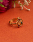 FLORAL MAJESTY TEMPLE RING