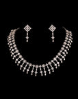 RHODIUM TOUCH ZIRCON NECKLACE