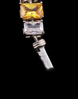 YELLOW STONE SILVER BRACELET