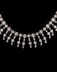 RHODIUM TOUCH ZIRCON NECKLACE