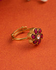 FLORAL KUNDAN RING