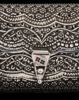 OXIDISED SILVER MAHARANI CLUTCH