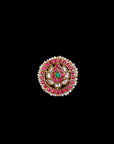 SILVER KUNDAN TRADITIONAL RING