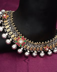 ANTIQUE OXIDISED ANKLETS