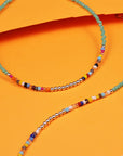 SILVER BEADS ANKLETS