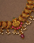 SHANKU LAKSHMI TEMPLE NECKLACE
