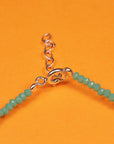 SILVER BEADS ANKLETS
