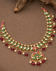 ROYAL GREEN KUNDAN NECKLACE