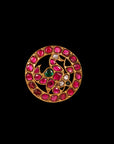 PEACOCK KUNDAN STUDS