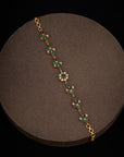 EMERALD FLOWER BRACELET