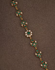 EMERALD FLOWER BRACELET