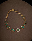 EMERALD FLOWER BRACELET