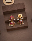 PINK POP KUNDAN JHUMKA