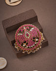 TWIN BIRD KUNDAN PENDANT