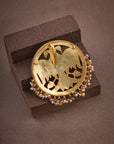 TWIN BIRD KUNDAN PENDANT