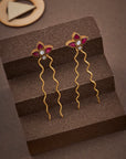 FLORAL WAVE HAIR PIN