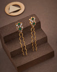 EMERALD BLOOM HAIR PIN