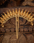 TRADITIONAL SOUTH INDIAN HAIR BROOCH