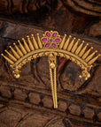 REGAL FLORAL HAIR BROOCH