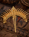CREST TEMPLE HAIR BROOCH