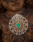 EMERALD AURA PENDANT SET
