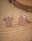 ROSE GOLD LUXE CUFFLINKS