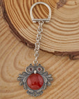 ROYAL RED OWL KEYCHAIN