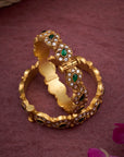 EMERALD KUNDAN ROYALE BANGLES