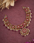 KUNDAN PINK STONE NECKLACE