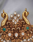 ANTIQUE MOISSANITE PEACOCK PENDANT