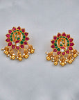 FLORAL KUNDAN STUDS