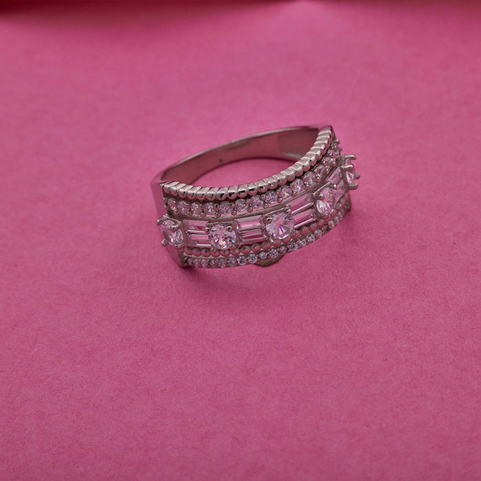 SILVER STYLISH WOMENS RING