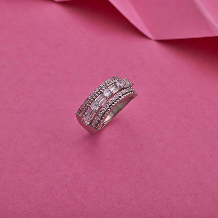 SILVER STYLISH WOMENS RING
