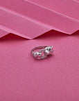 SILVER PANTHER WOMEN'S RING