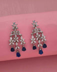 SILVER DAZZLING FALLS EARRINGS