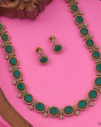 MAJESTIC GREEN GLOW NECKLACE