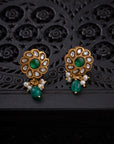 EMERALD POLKI DROPS