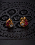 LEAF KUDAN STUDS
