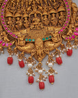 ANTIQUE ASHTALAKSHMI TEMPLE PENDANT